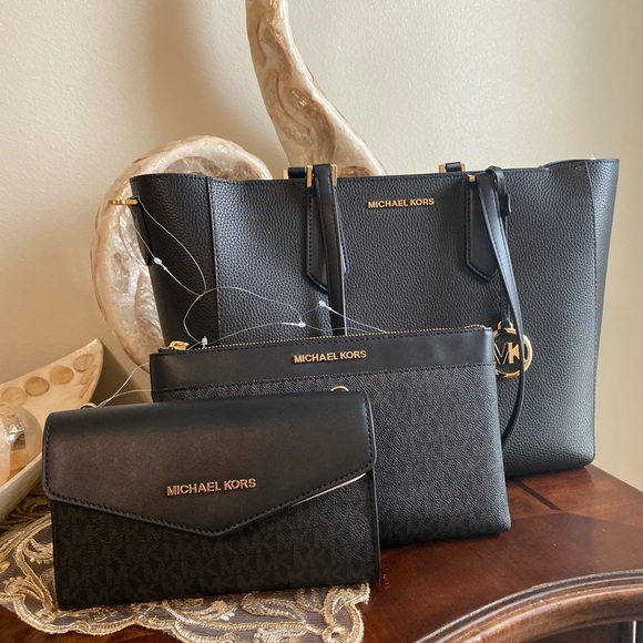 MICHAEL KORS LG 3IN1 KIMBERLY TOTE - Picture 2 of 6